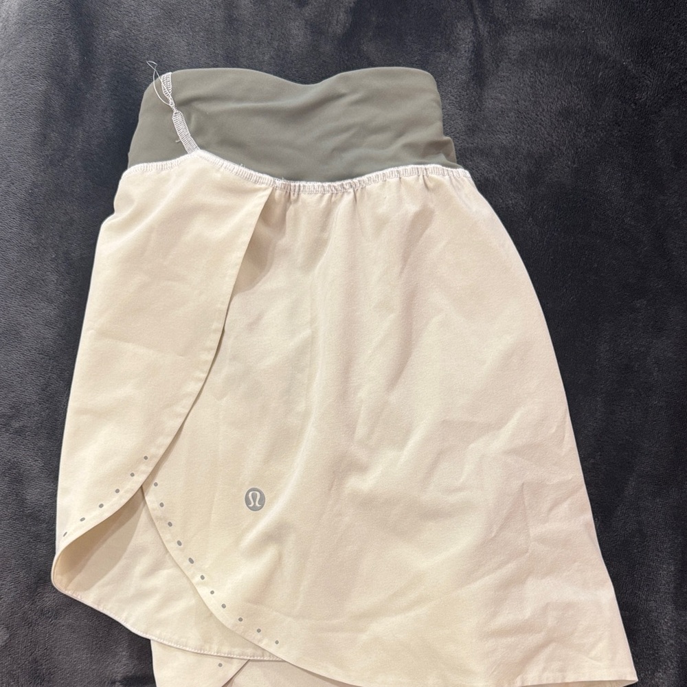 Fast and free lululemon cream shorts